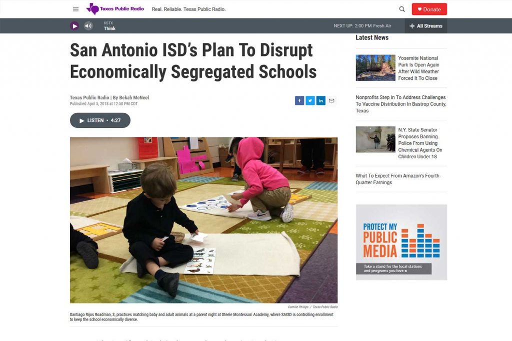 san antonio plan to disrupt economically segregated schools